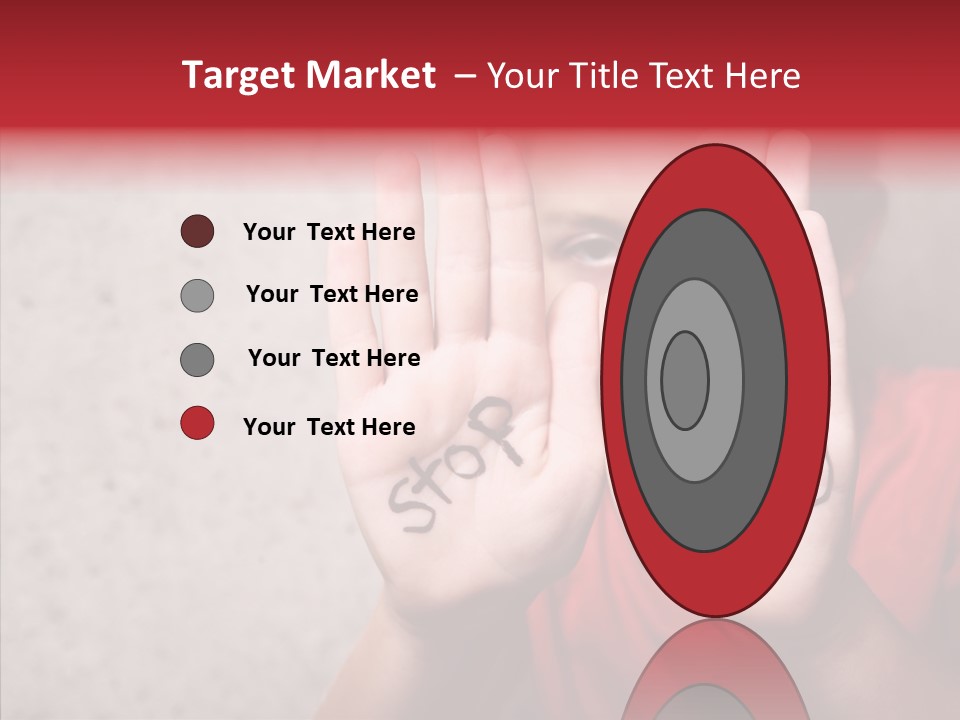 Prevent Problem Abusive PowerPoint Template