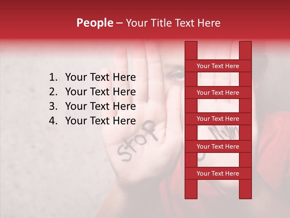 Prevent Problem Abusive PowerPoint Template