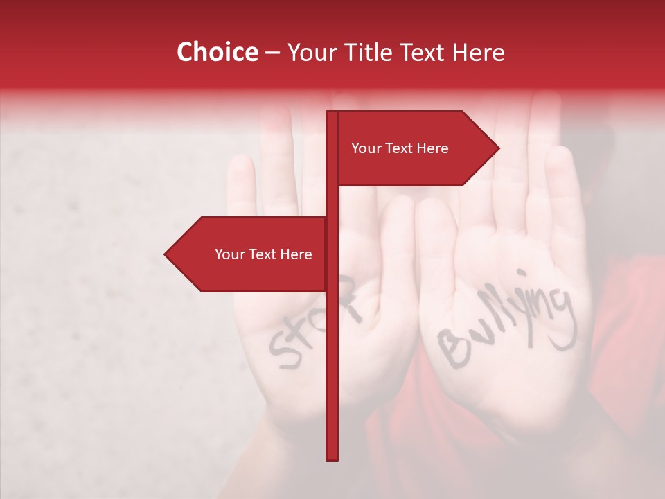 Prevent Problem Abusive PowerPoint Template
