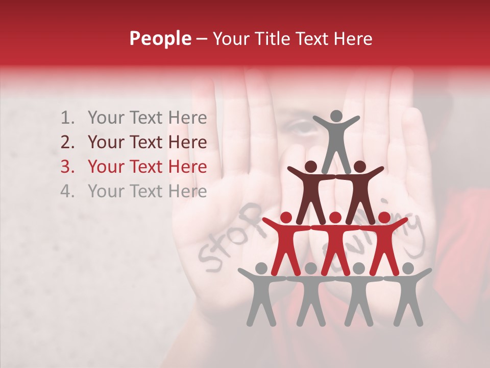 Prevent Problem Abusive PowerPoint Template