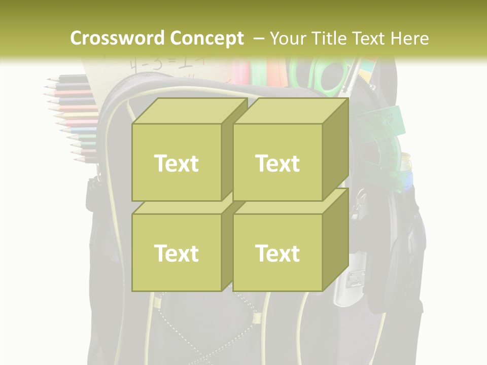 Full Isolated Life PowerPoint Template
