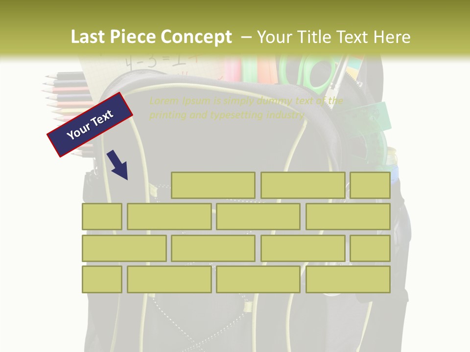 Full Isolated Life PowerPoint Template