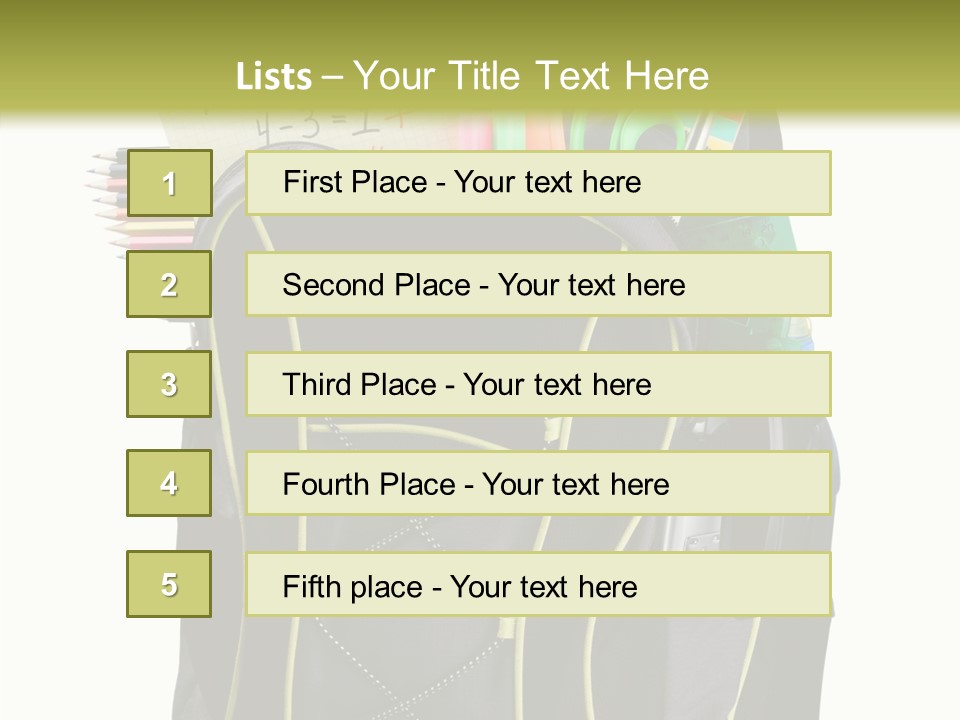 Full Isolated Life PowerPoint Template