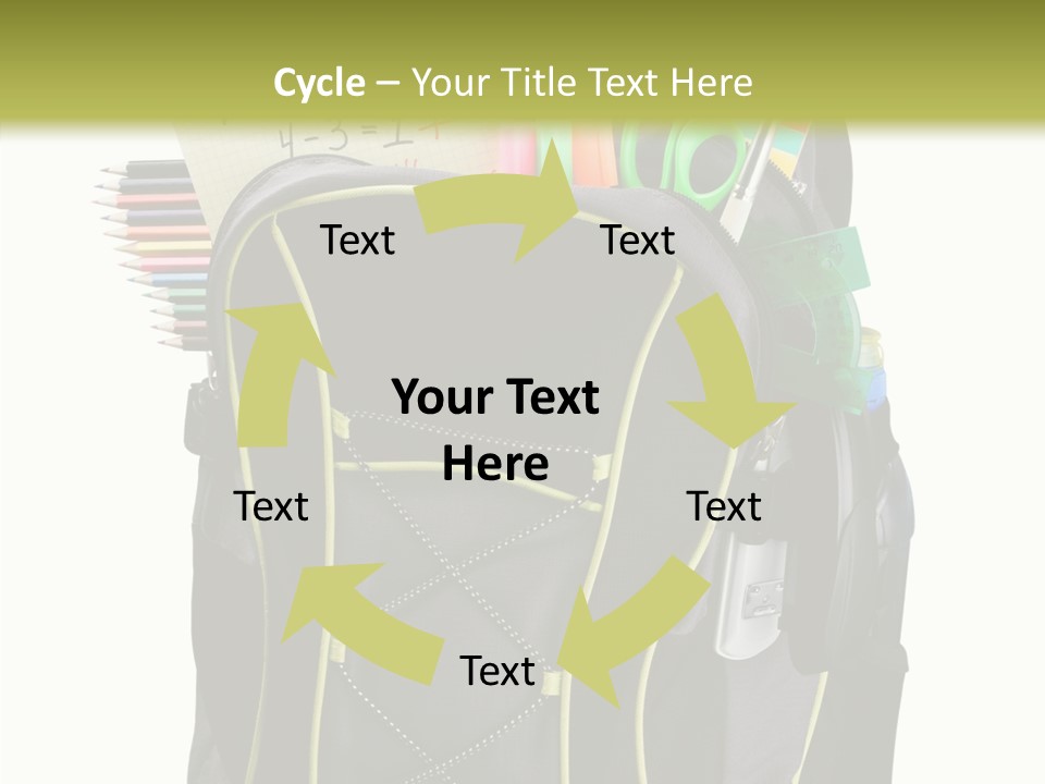 Full Isolated Life PowerPoint Template
