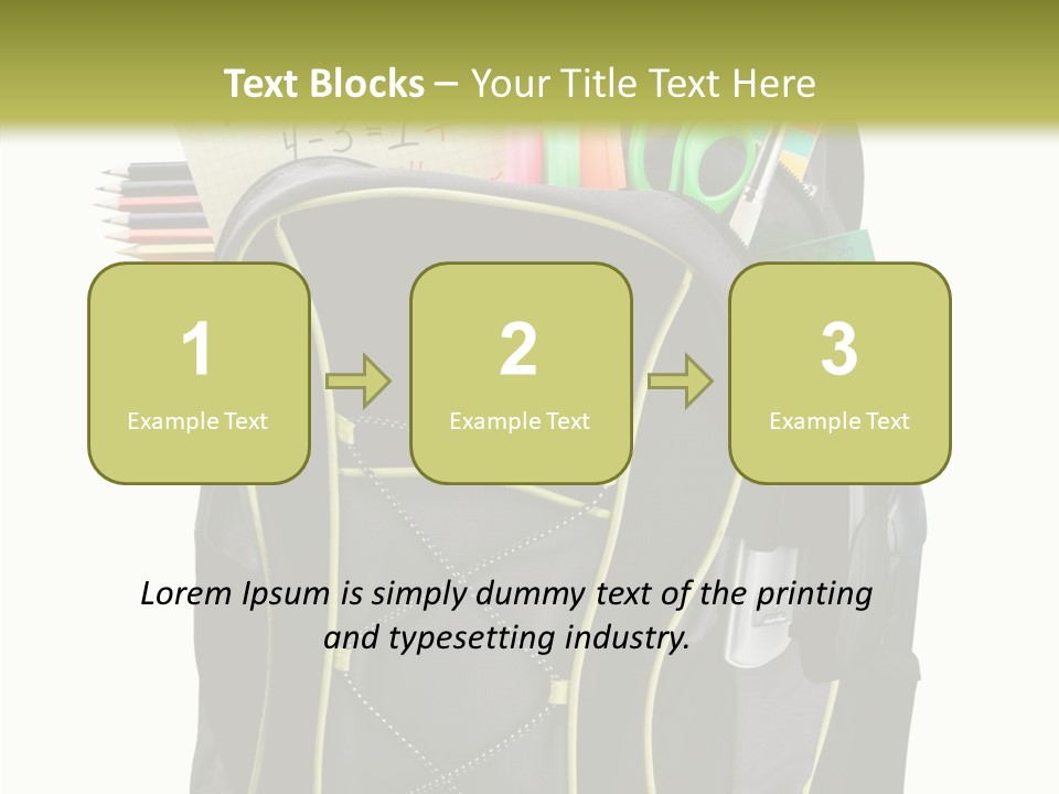 Full Isolated Life PowerPoint Template
