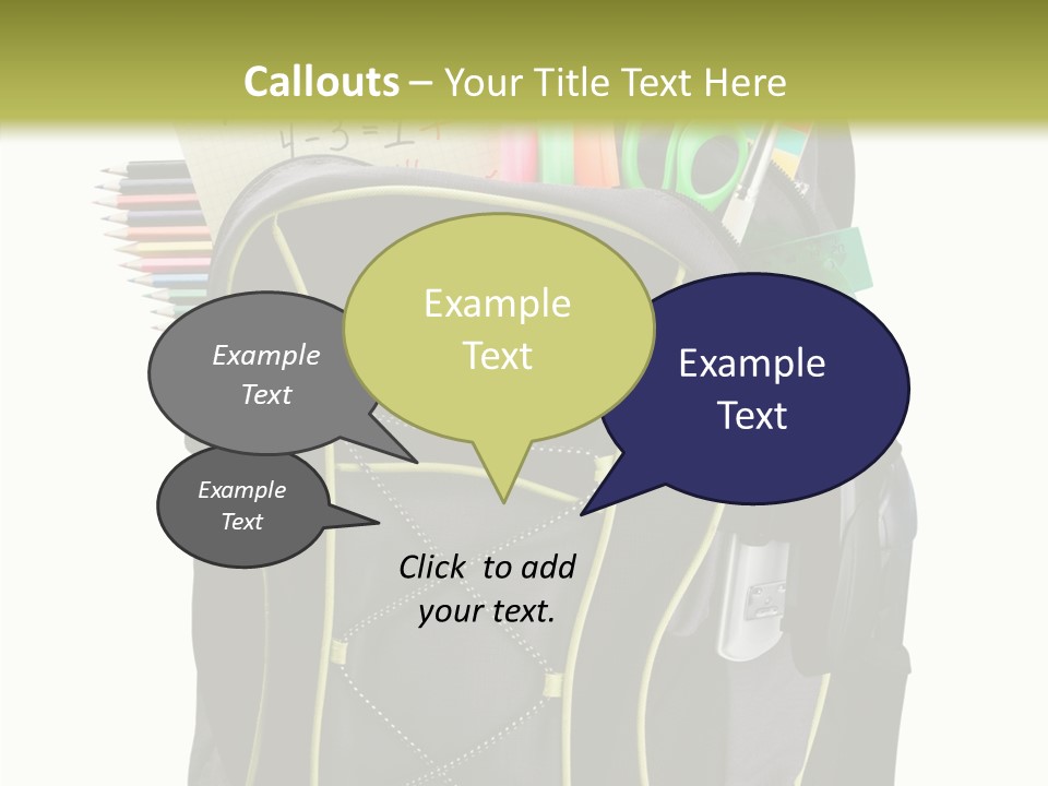 Full Isolated Life PowerPoint Template