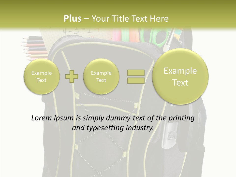 Full Isolated Life PowerPoint Template