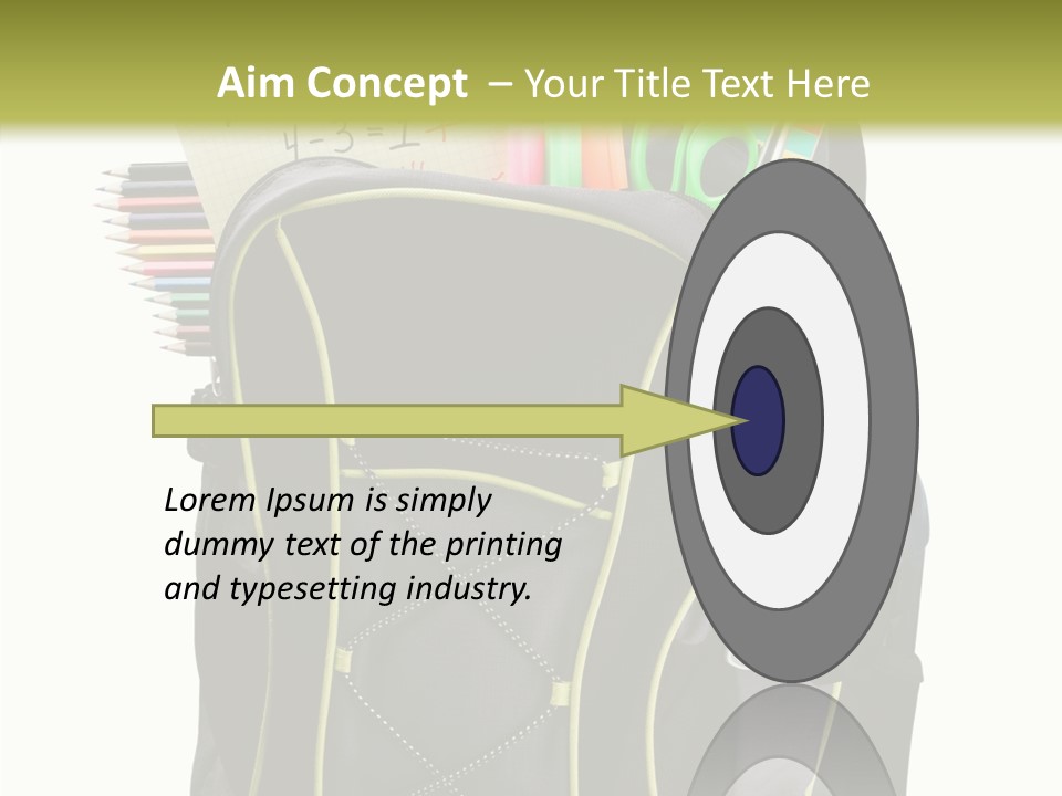 Full Isolated Life PowerPoint Template