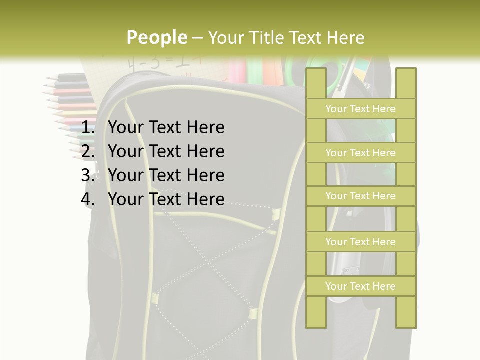 Full Isolated Life PowerPoint Template