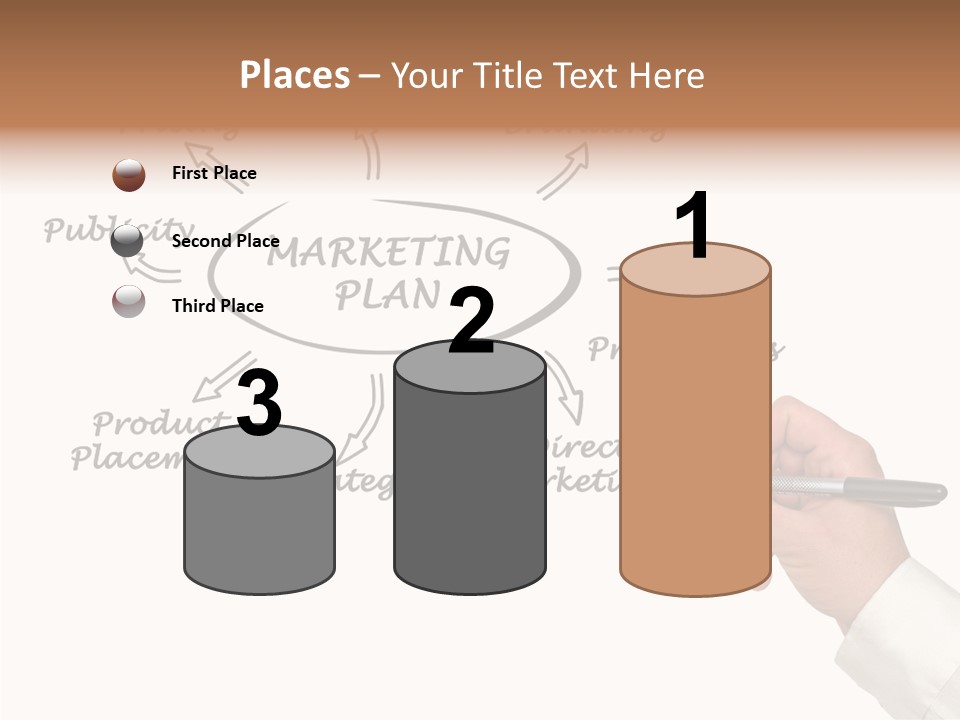 Investment Solution Hand PowerPoint Template
