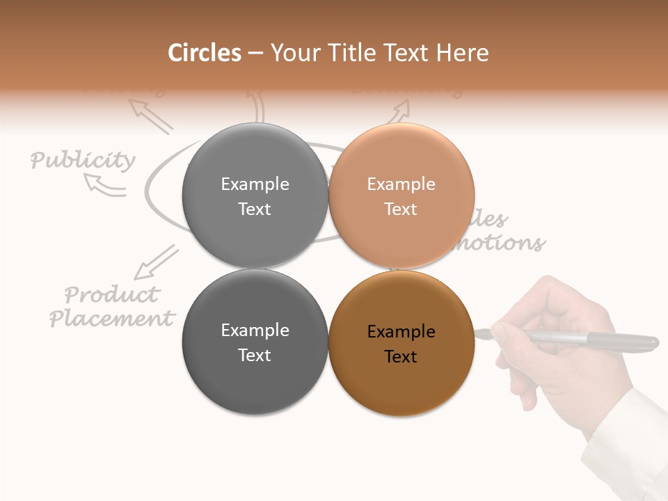 Investment Solution Hand PowerPoint Template