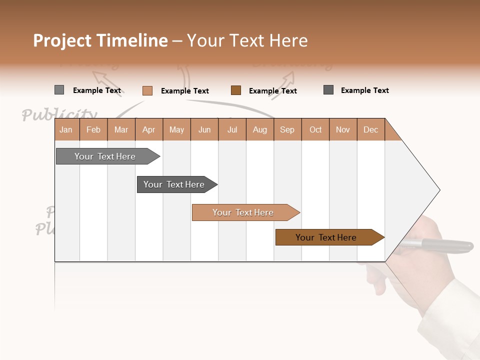 Investment Solution Hand PowerPoint Template