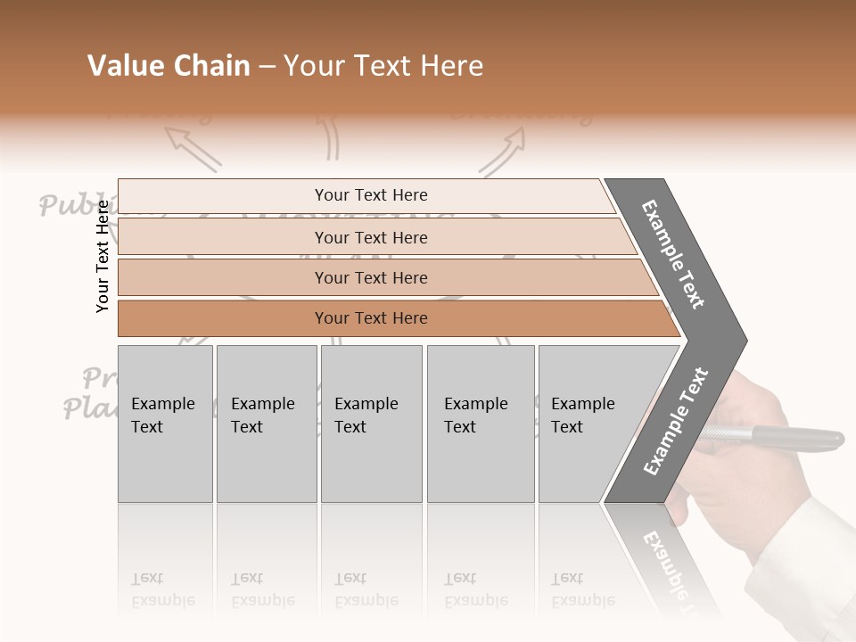 Investment Solution Hand PowerPoint Template