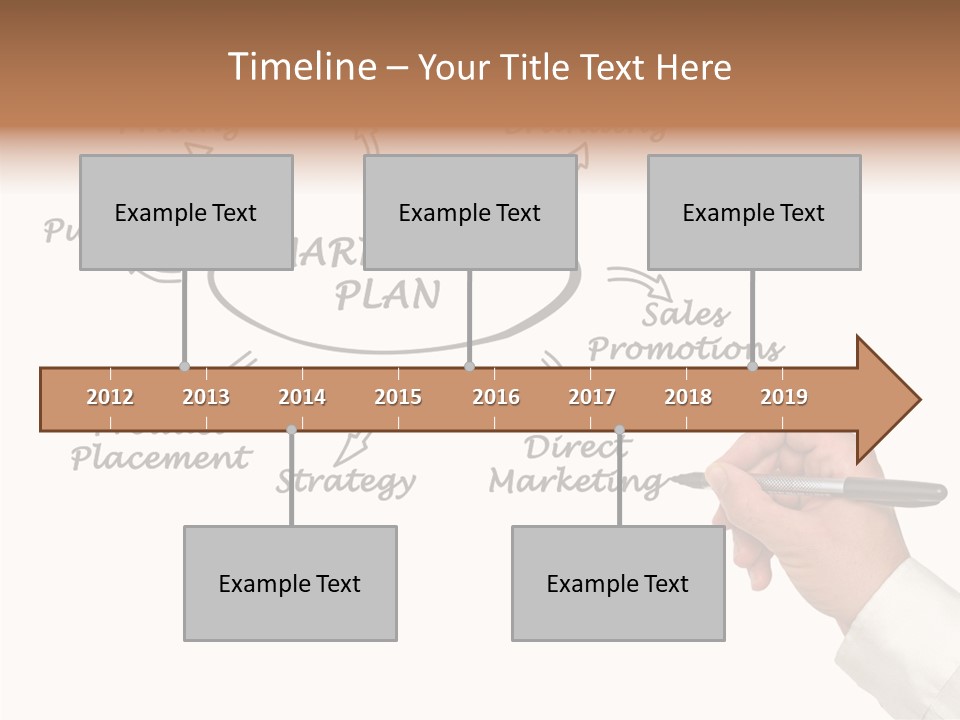 Investment Solution Hand PowerPoint Template