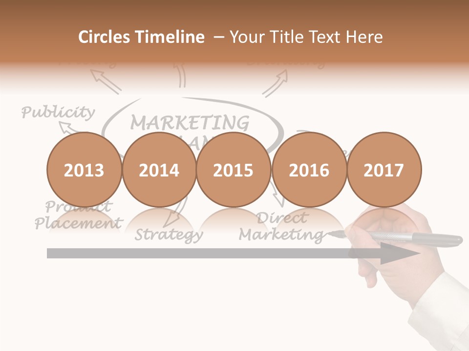 Investment Solution Hand PowerPoint Template