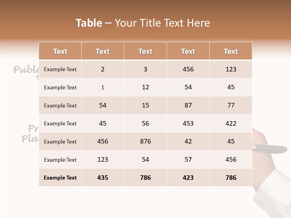Investment Solution Hand PowerPoint Template