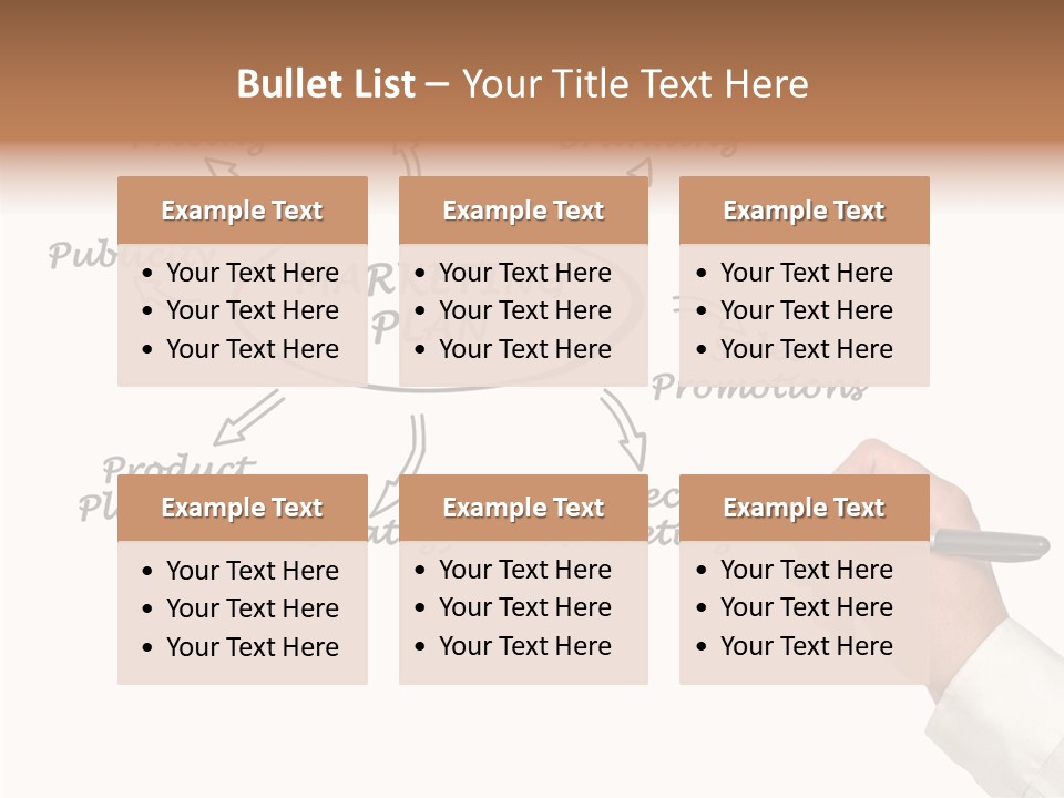Investment Solution Hand PowerPoint Template