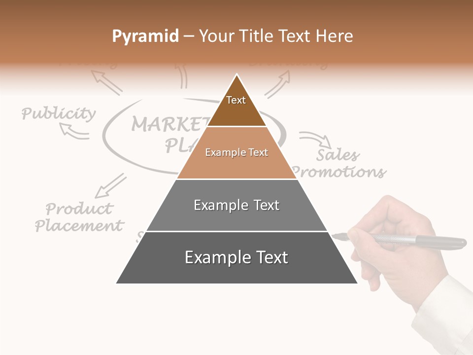 Investment Solution Hand PowerPoint Template