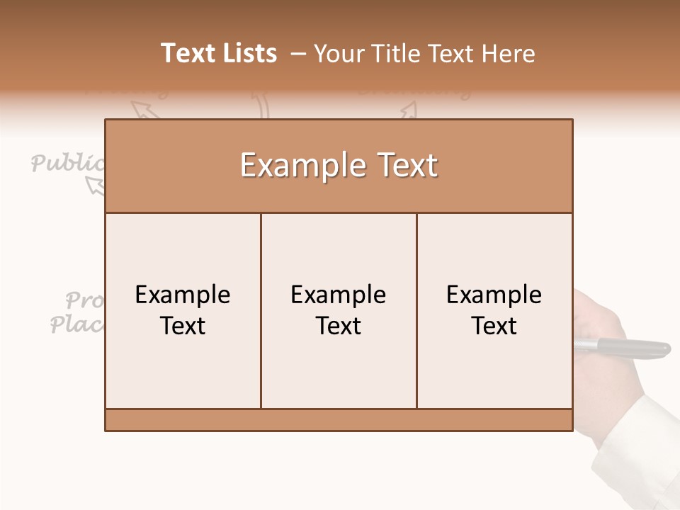 Investment Solution Hand PowerPoint Template