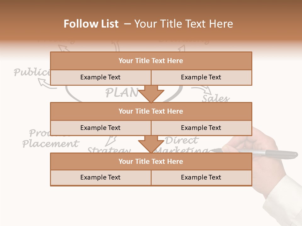 Investment Solution Hand PowerPoint Template