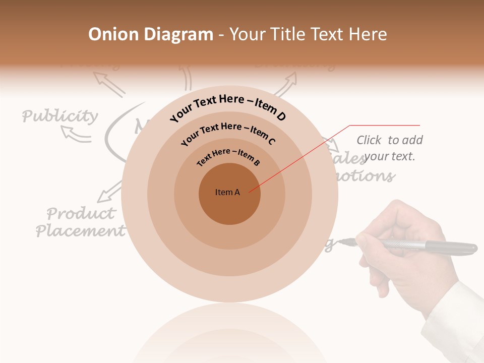Investment Solution Hand PowerPoint Template