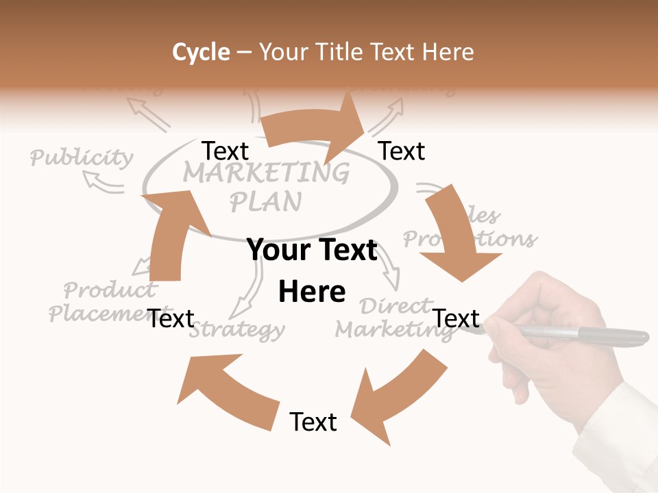 Investment Solution Hand PowerPoint Template