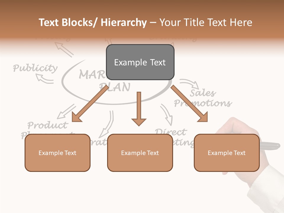 Investment Solution Hand PowerPoint Template