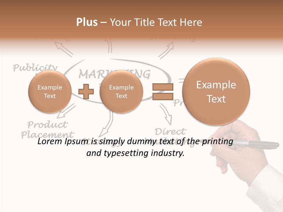 Investment Solution Hand PowerPoint Template