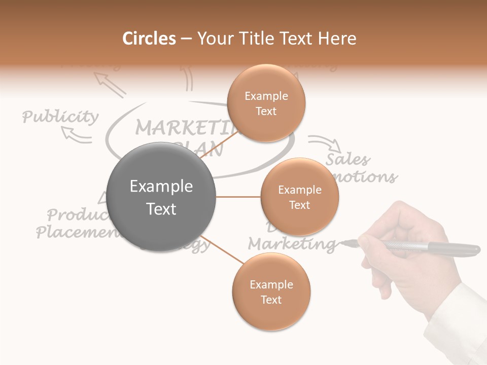 Investment Solution Hand PowerPoint Template