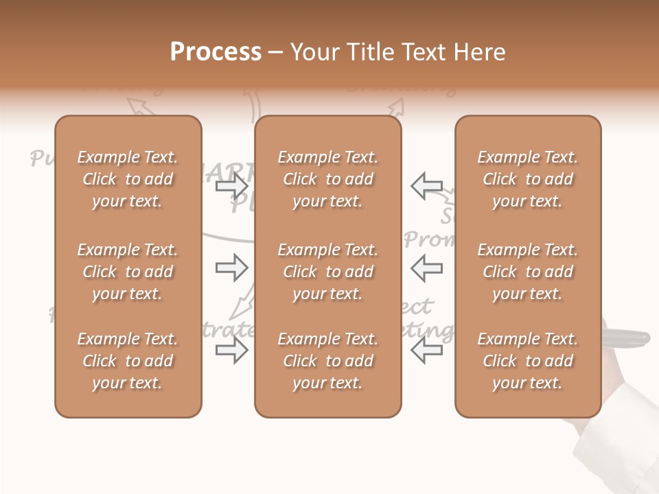 Investment Solution Hand PowerPoint Template