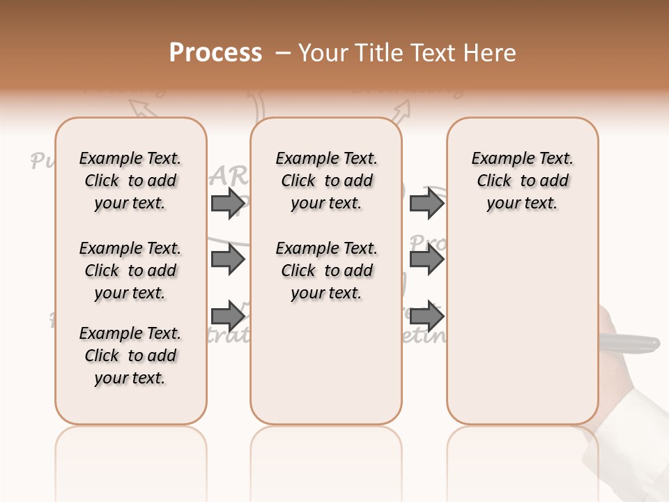 Investment Solution Hand PowerPoint Template