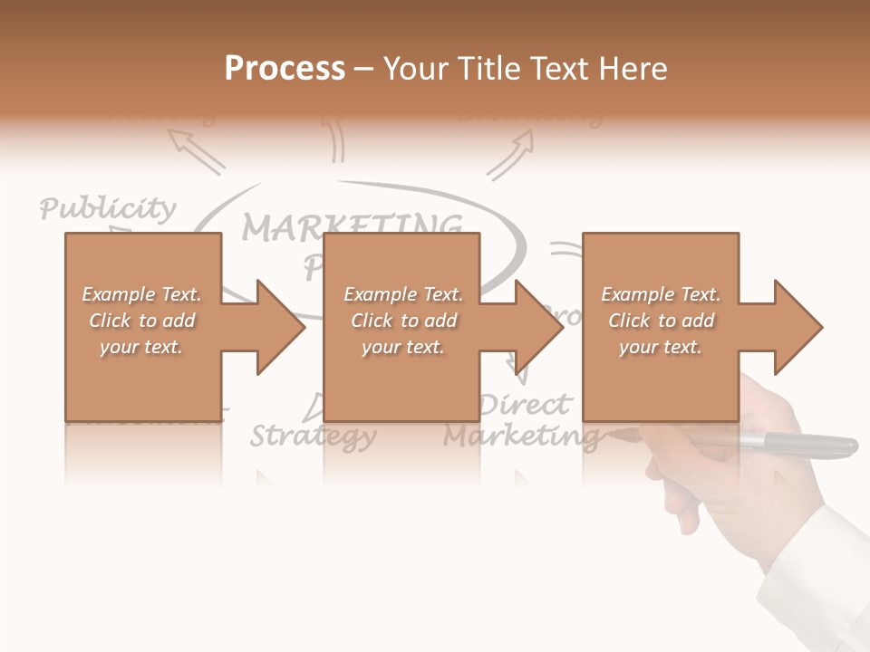 Investment Solution Hand PowerPoint Template