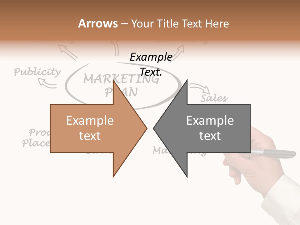 Investment Solution Hand PowerPoint Template