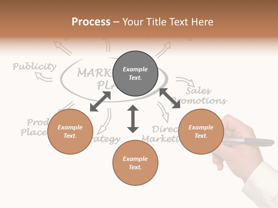 Investment Solution Hand PowerPoint Template