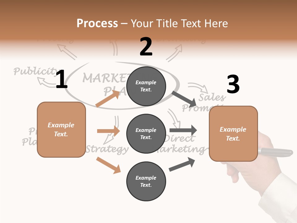 Investment Solution Hand PowerPoint Template