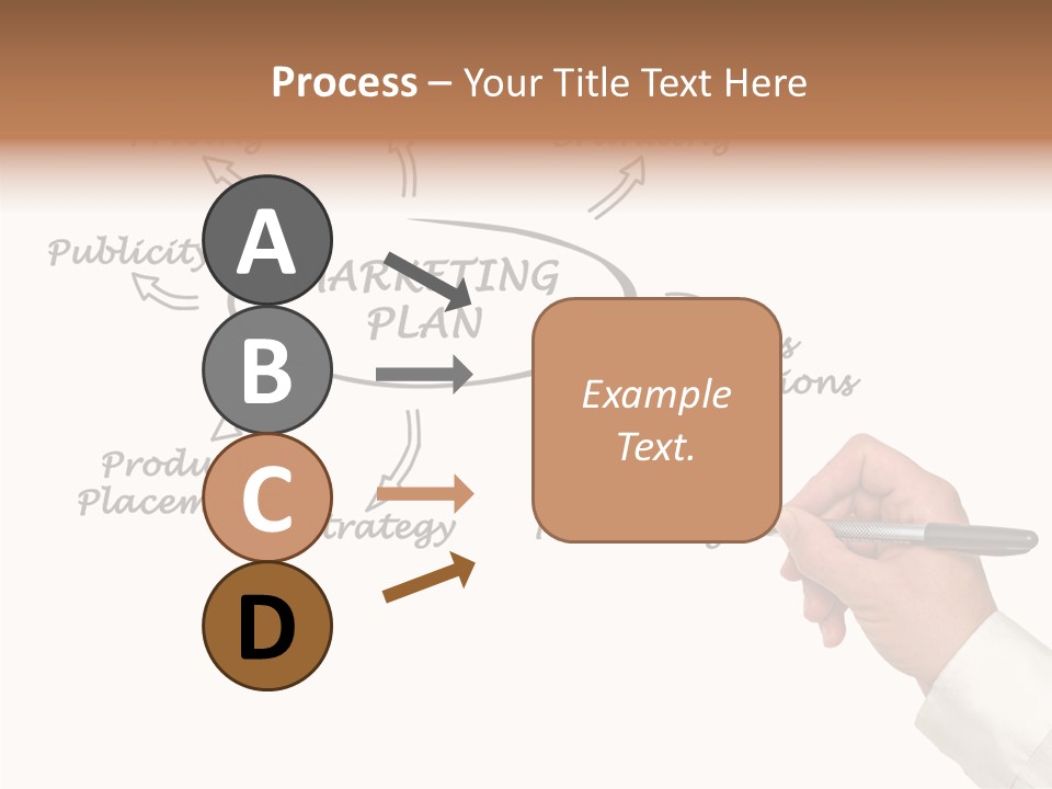 Investment Solution Hand PowerPoint Template