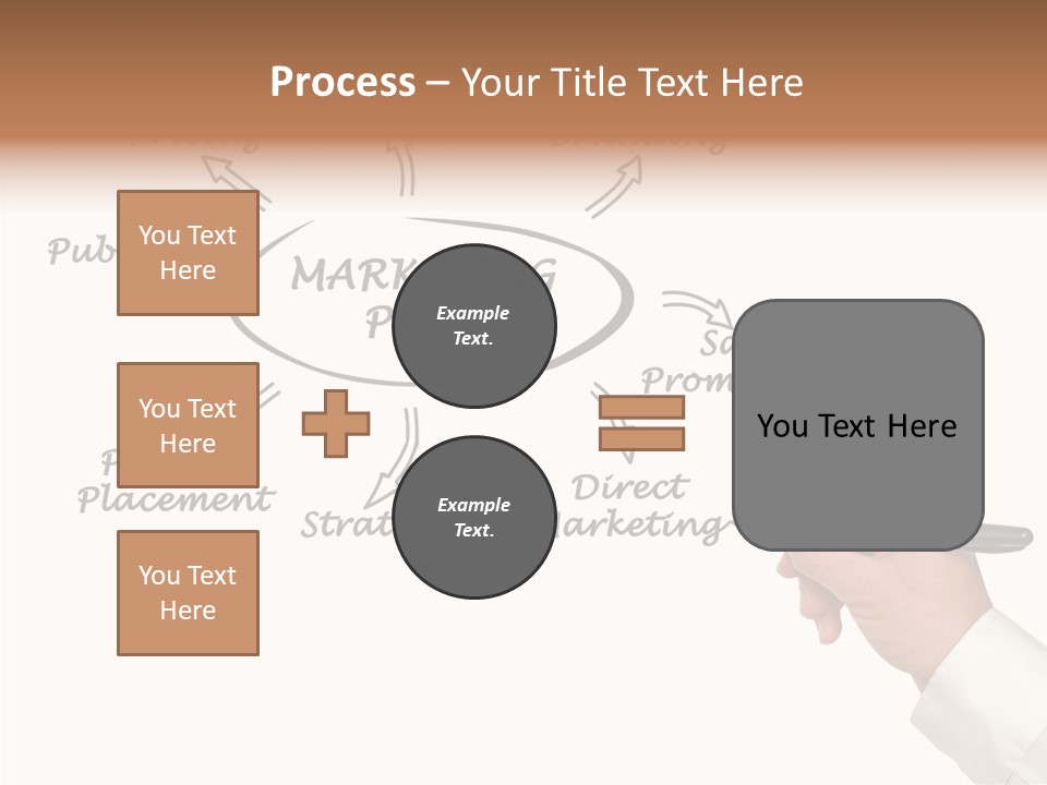 Investment Solution Hand PowerPoint Template