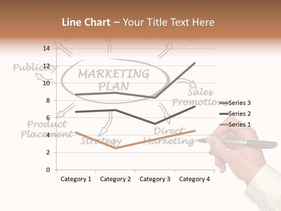 Investment Solution Hand PowerPoint Template