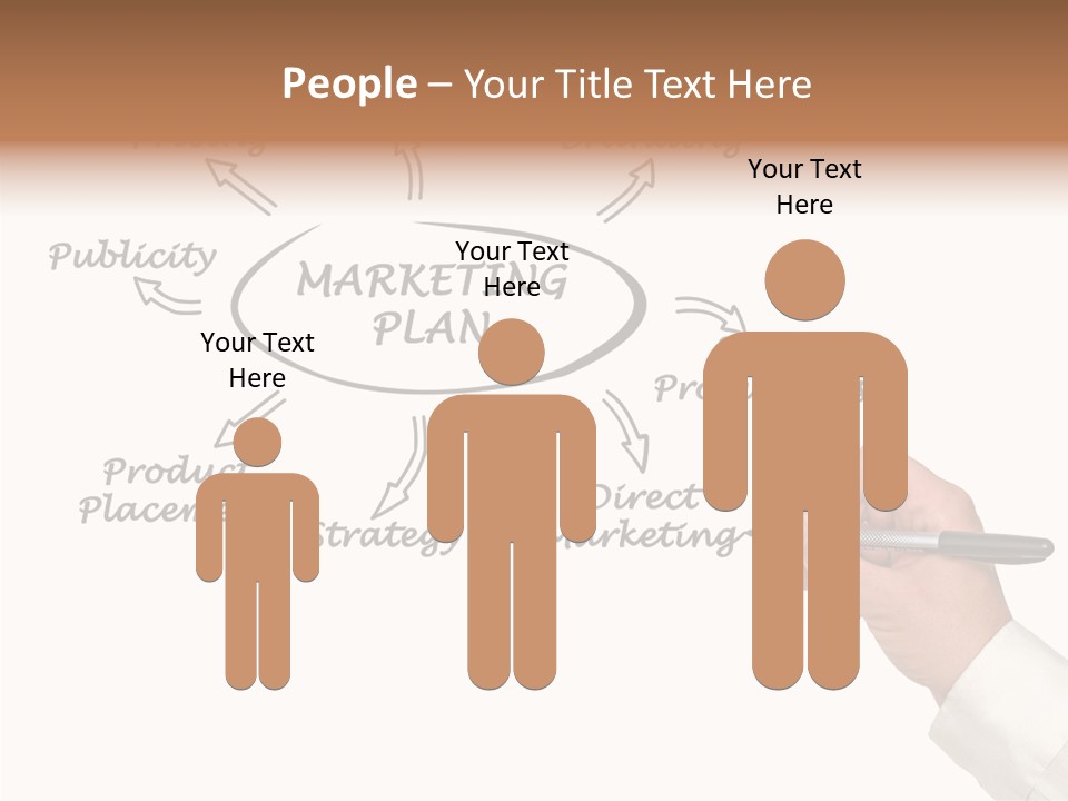 Investment Solution Hand PowerPoint Template