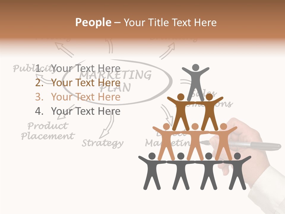 Investment Solution Hand PowerPoint Template