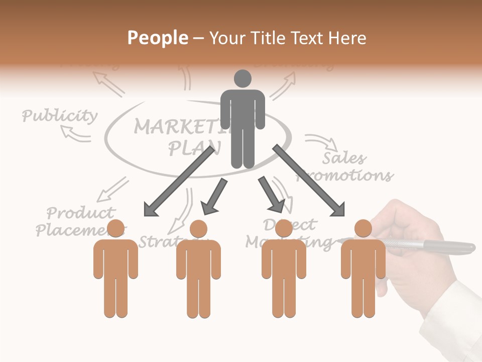 Investment Solution Hand PowerPoint Template