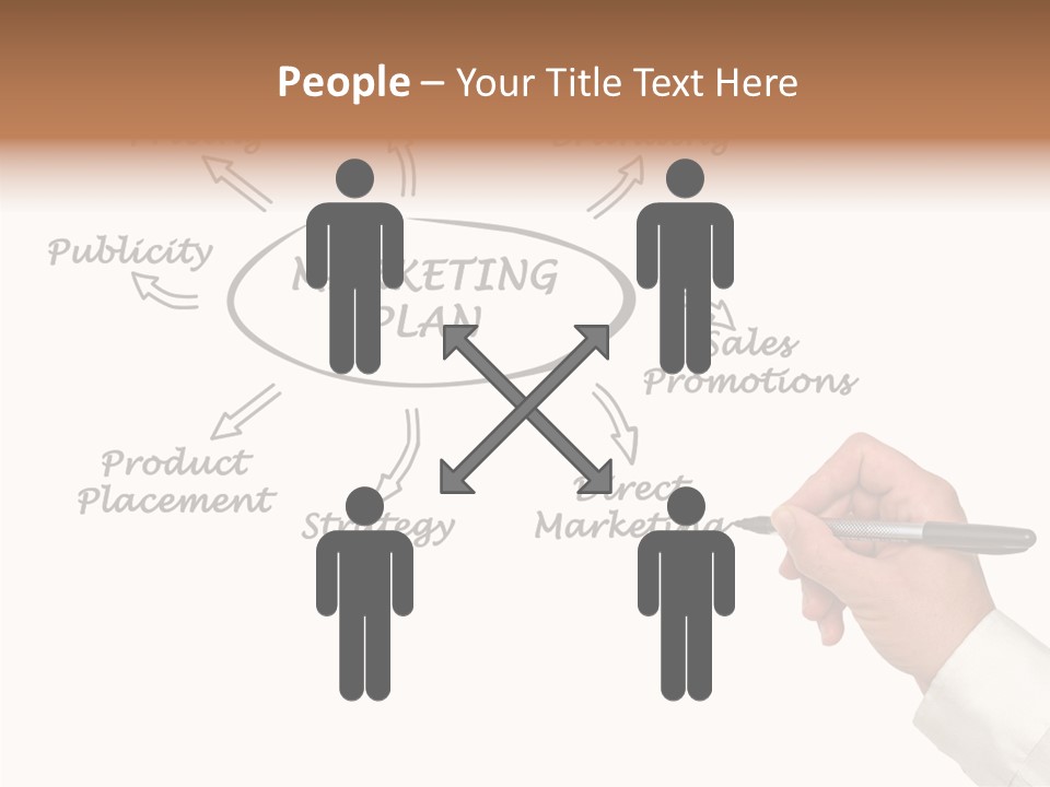 Investment Solution Hand PowerPoint Template