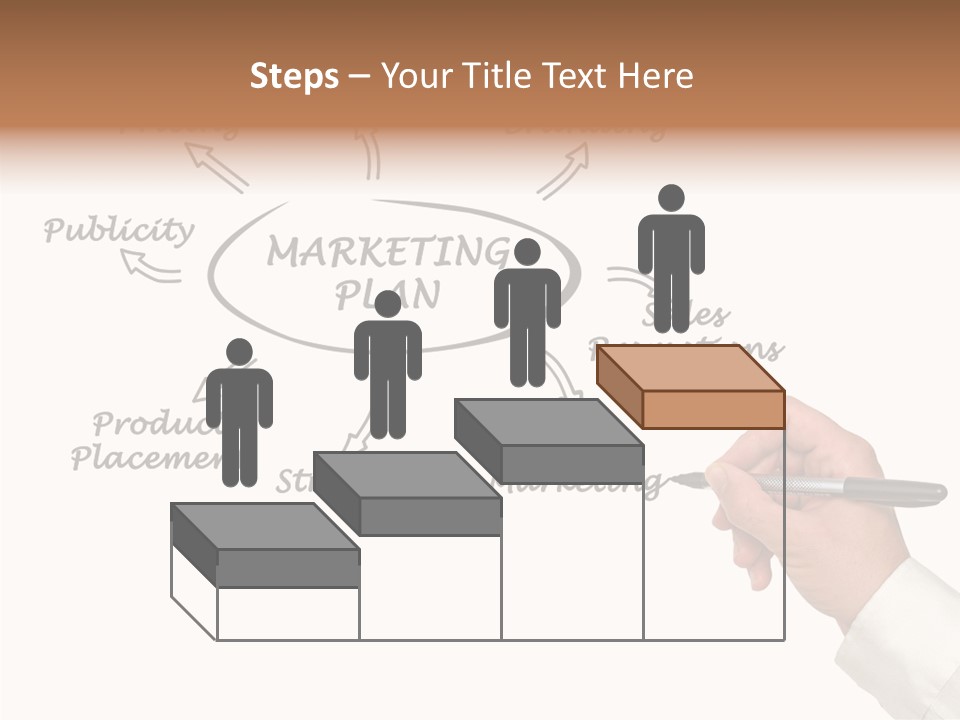 Investment Solution Hand PowerPoint Template