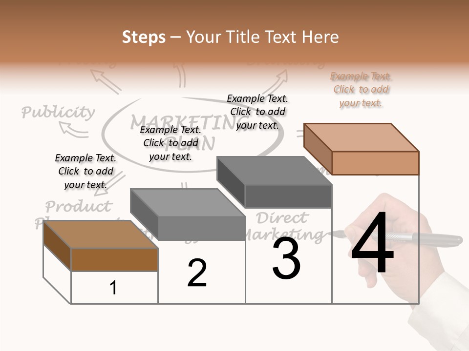 Investment Solution Hand PowerPoint Template