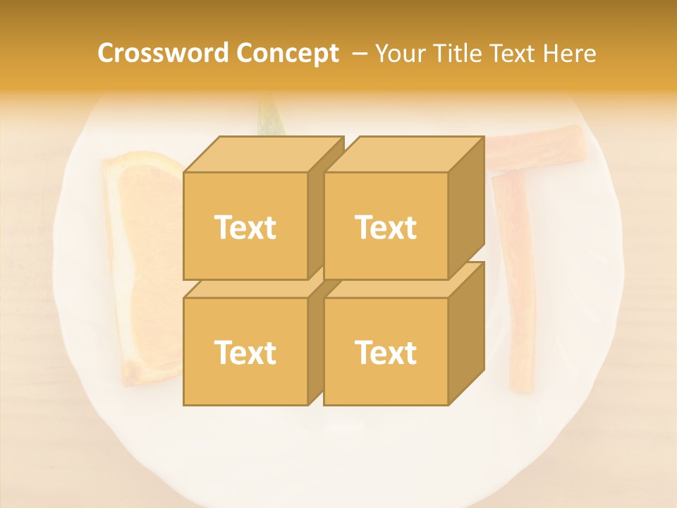 Menu Vitamin Ga Tronomy PowerPoint Template