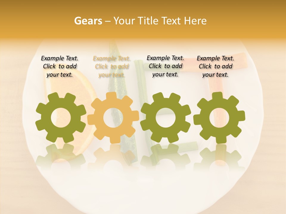 Menu Vitamin Ga Tronomy PowerPoint Template