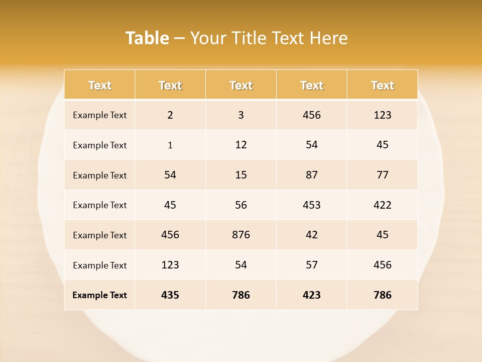 Menu Vitamin Ga Tronomy PowerPoint Template