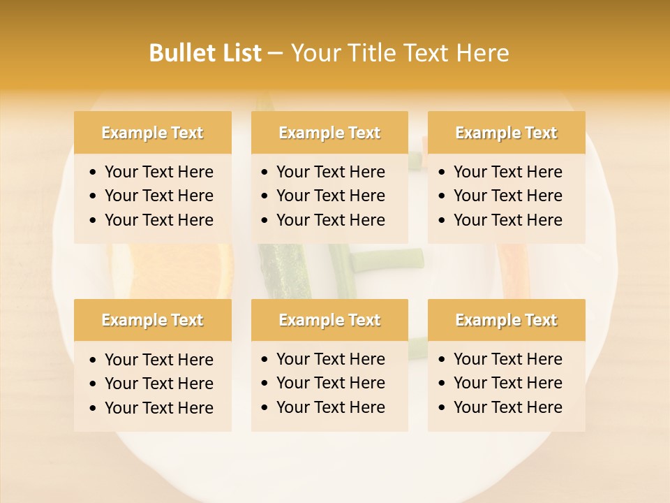 Menu Vitamin Ga Tronomy PowerPoint Template