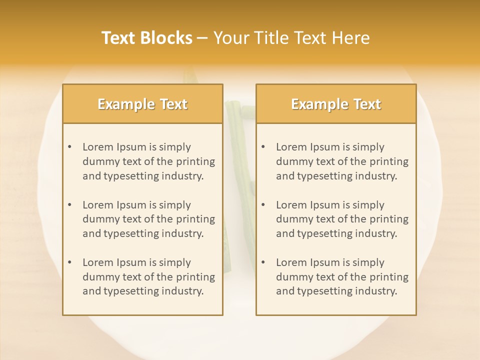 Menu Vitamin Ga Tronomy PowerPoint Template