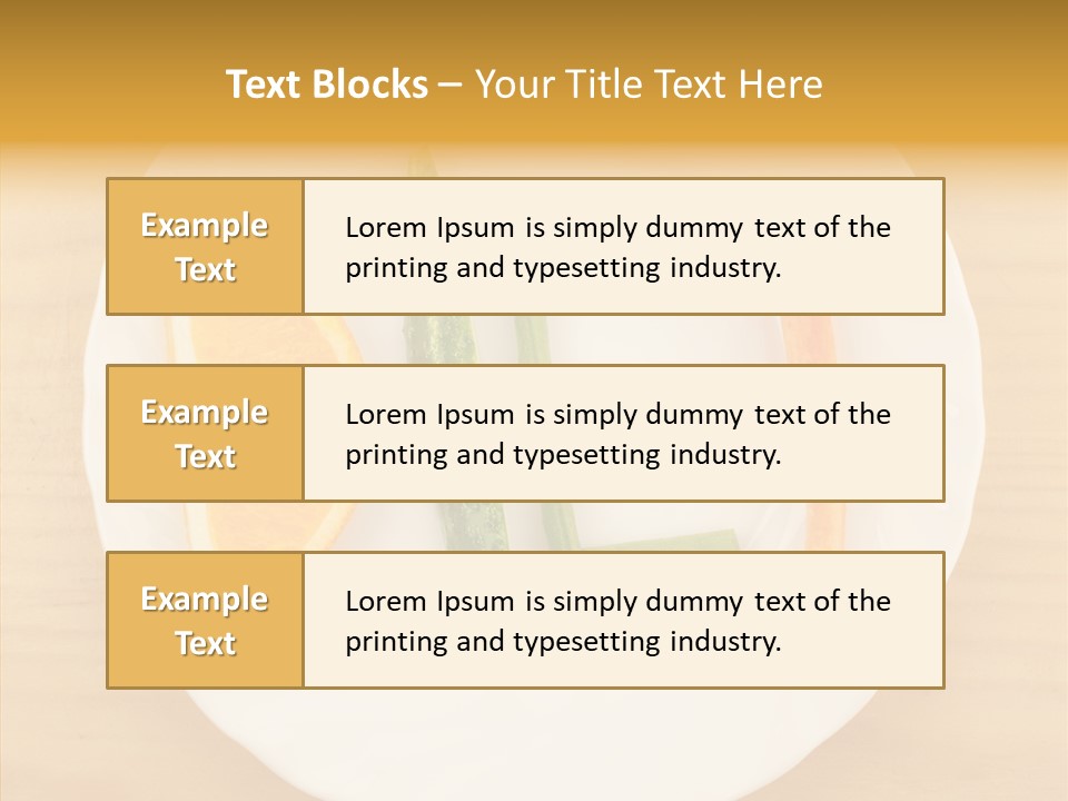 Menu Vitamin Ga Tronomy PowerPoint Template